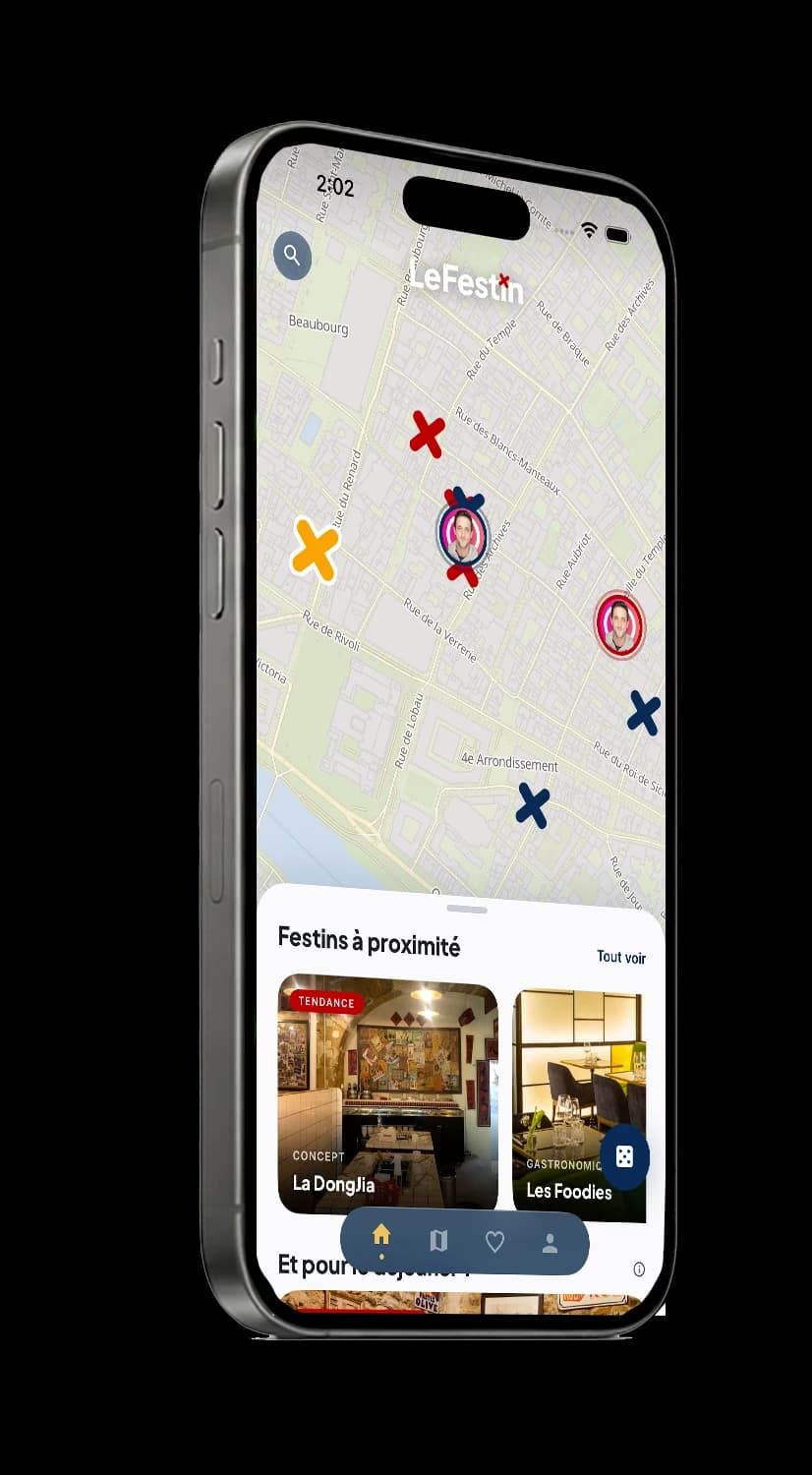 Application LeFestin — vue de profil