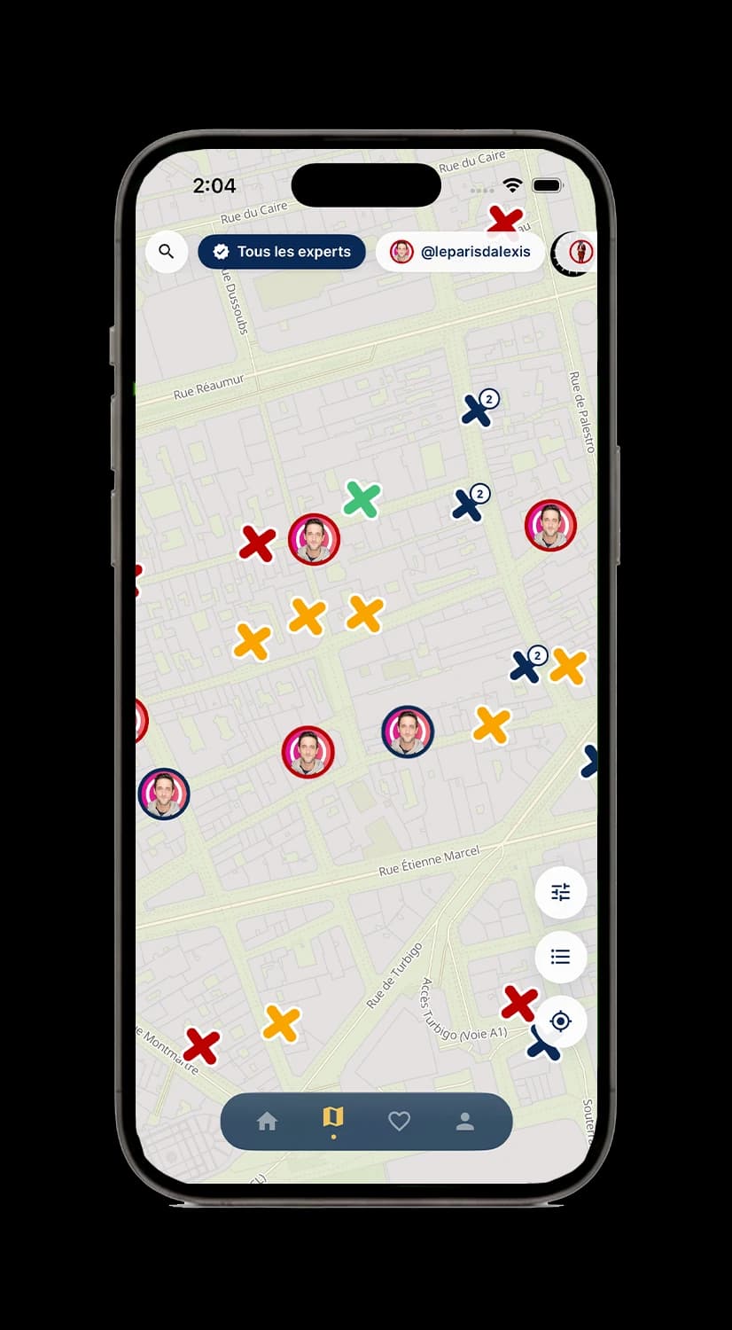 Application LeFestin — carte des festins